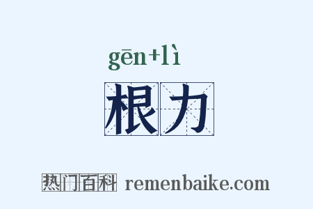 根力是什么意思的图片